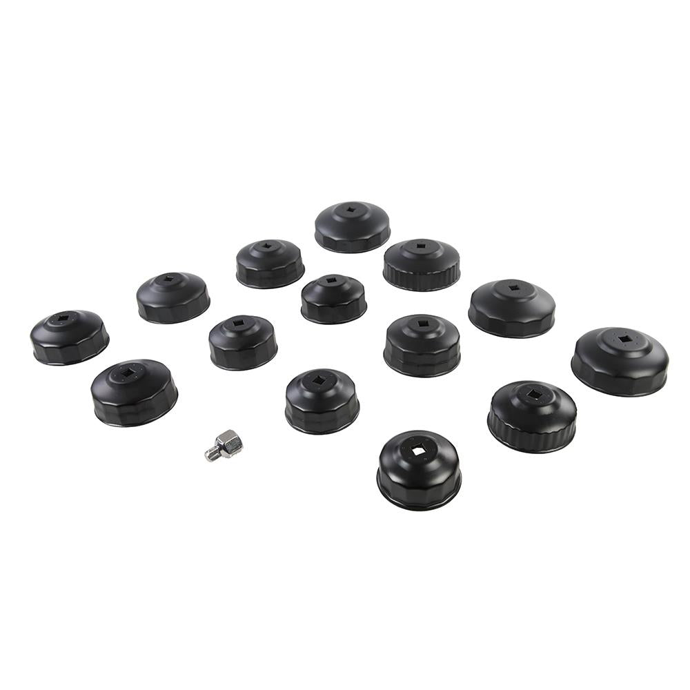 Silverline Oil Filter Wrench Set 15pce 65 - 93mm 952159