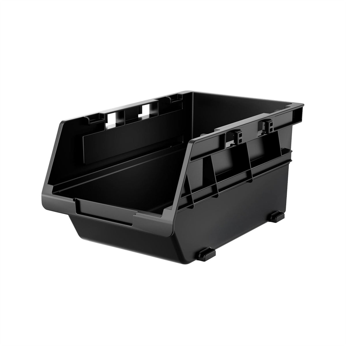 BUNKER Load-Up Stack Storage Bin Set (6 Piece) 31773  White Rose Tools