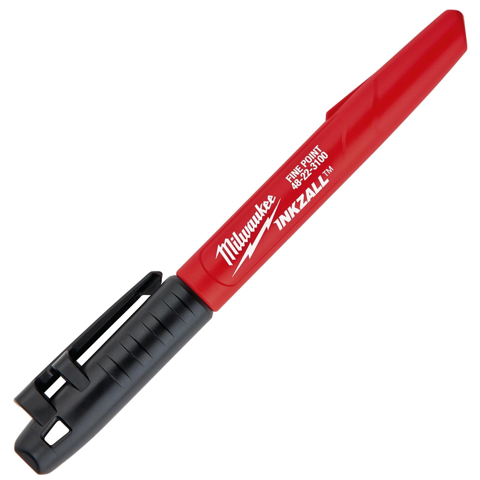 Milwaukee INKZALL Fine Tip Marker Pen Black 1mm Tip 