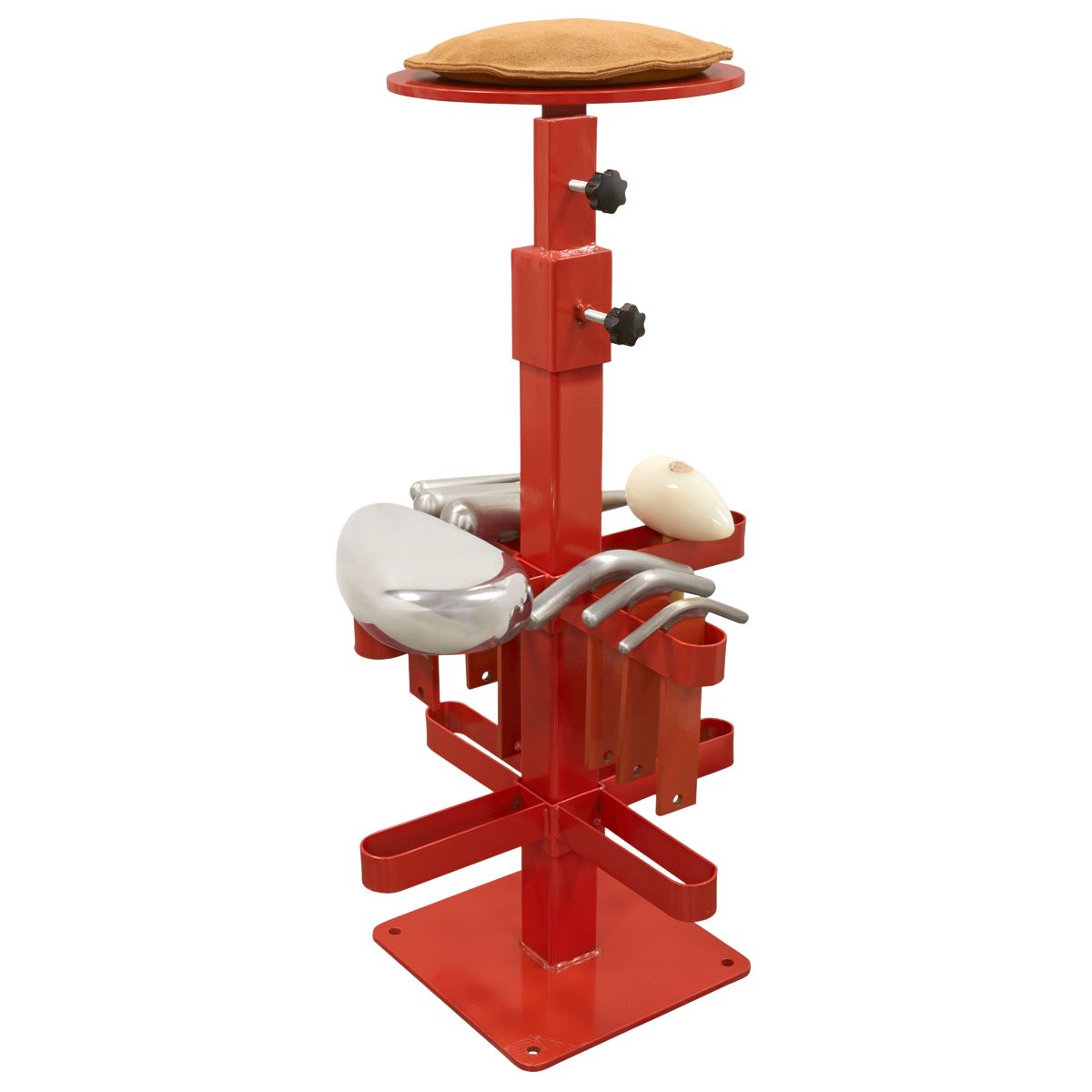 Sealey Metal Shaping Station for holding T-Dollies & Sandbags  White Rose Tools