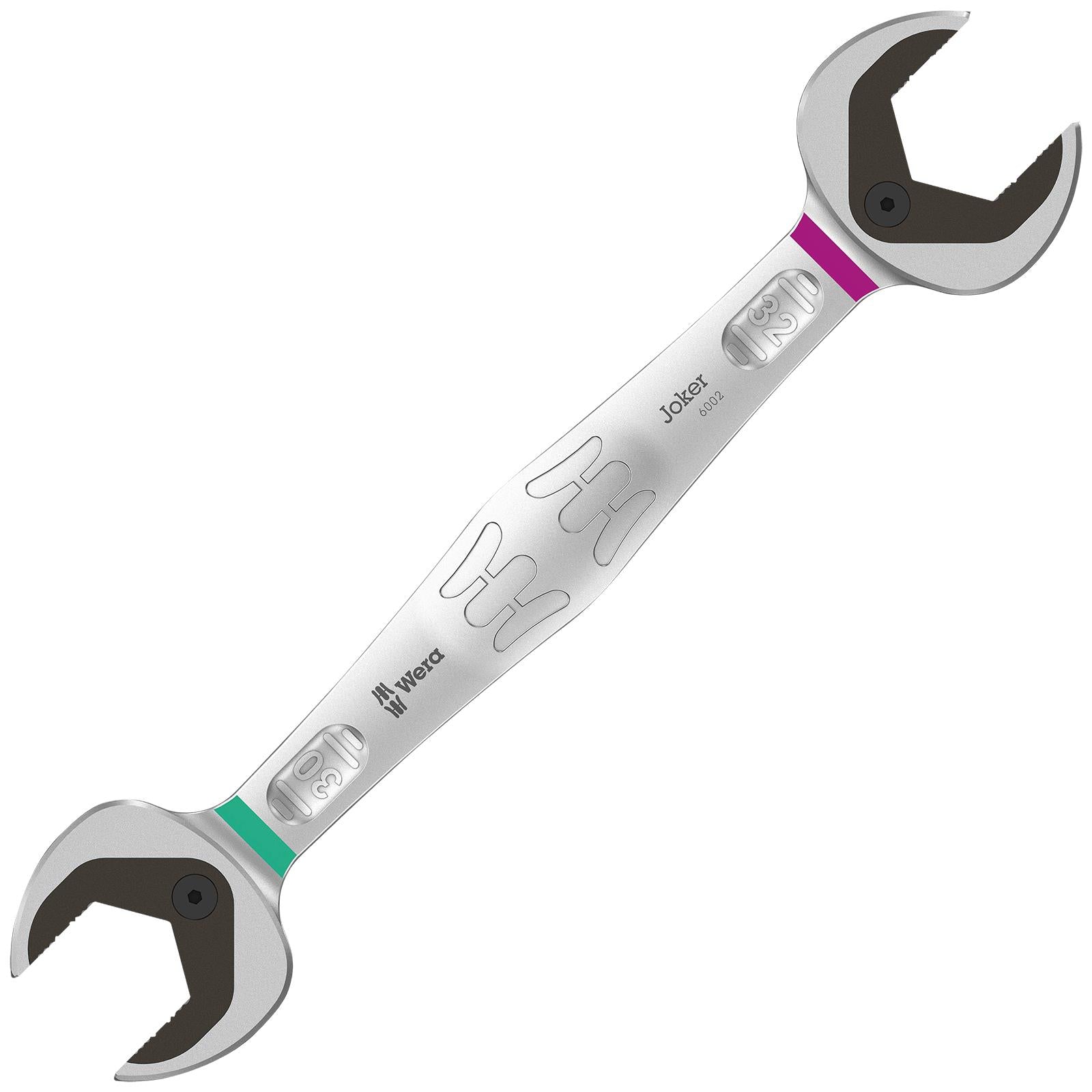 Wera 6002 Joker Double Open Ended Spanner Wrench Metric with Holding Function 
