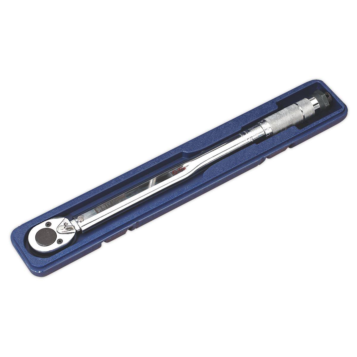 Sealey Premier 1/2" Drive Micrometer Torque Wrench 27-204Nm Reversible Ratchet 