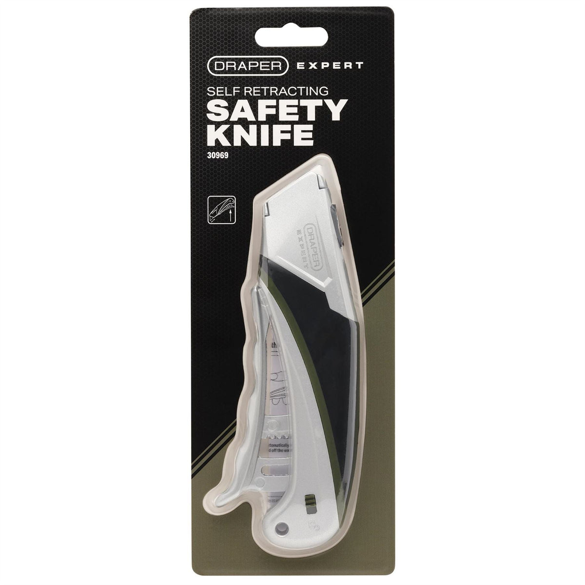 Draper Expert Self Retracting Safety Knife 30969  White Rose Tools
