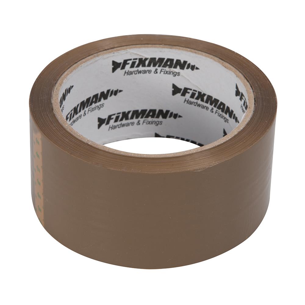 Fixman Packing Tape 48mm x 66m Brown 190368