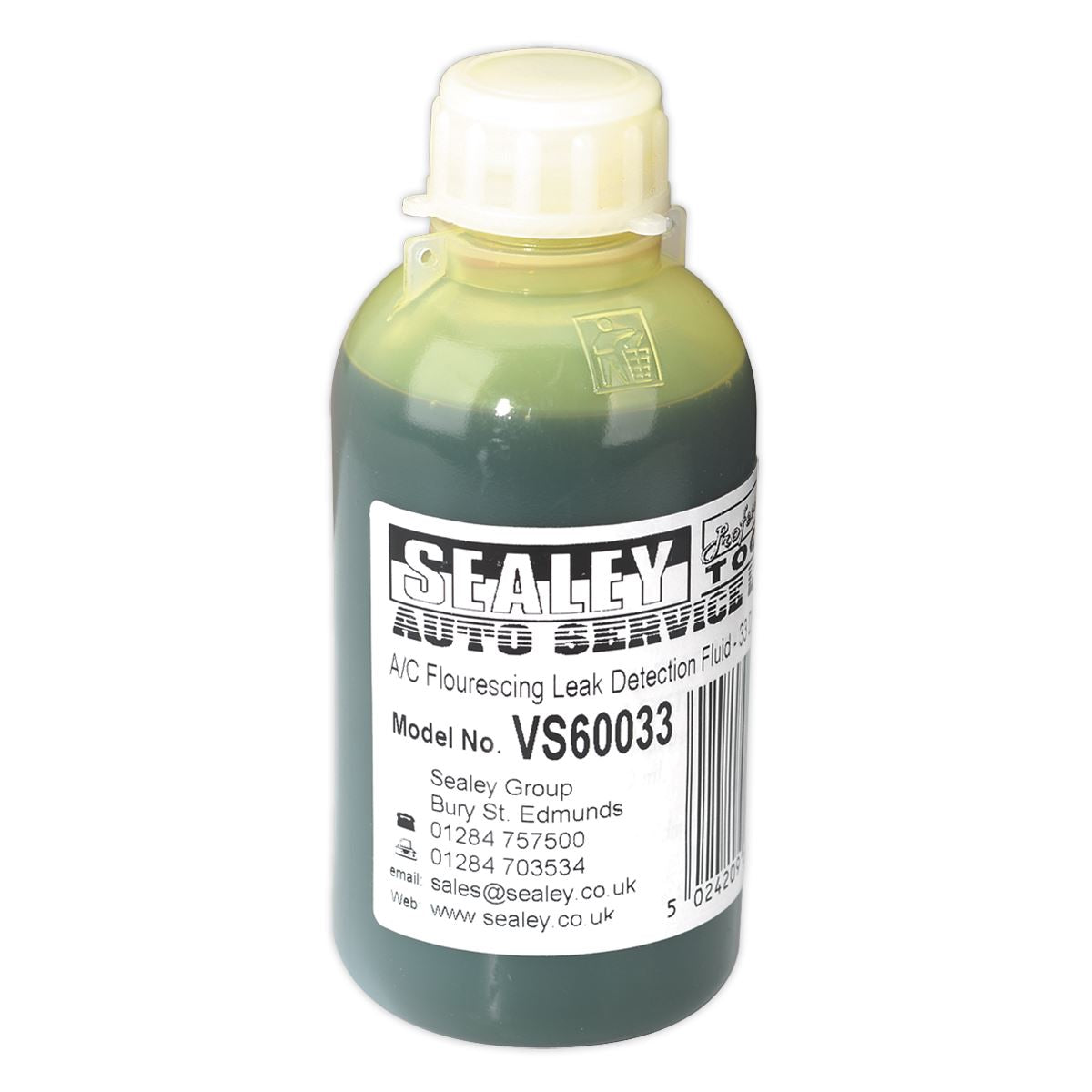 Sealey Air Conditioning Fluorescing Leak Detection Dye - 33 Dose Bottle 