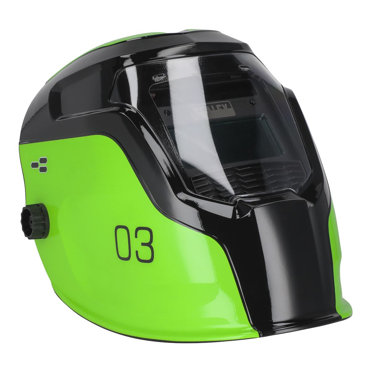 Sealey Auto Darkening Welding Helmet Shade 9-13 Green
