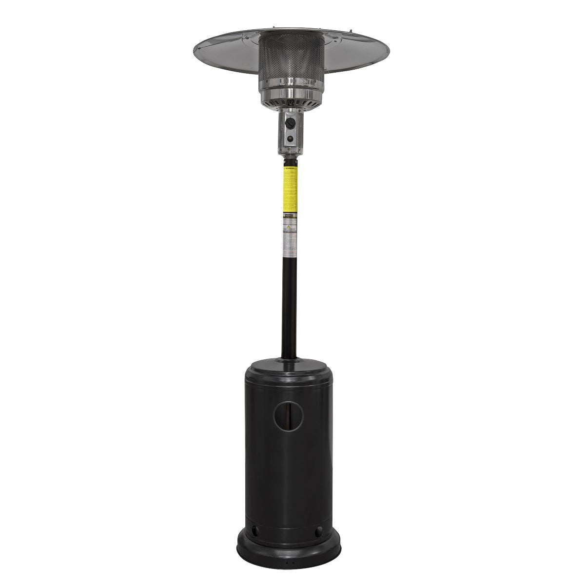 Dellonda Outdoor Garden Gas Patio Heater 13kW Commercial & Domestic Use, Black