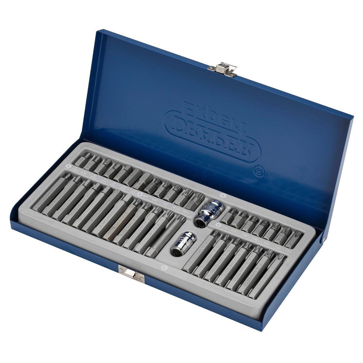 Draper Expert TX-STAR® Hex. & Spline Mechanics Bit Set 3/8 1/2" Sq. Dr. (40 Piece) 33322  White Rose Tools