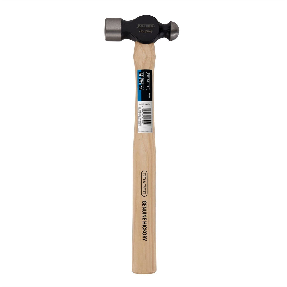 Draper General Purpose Ball Pein Hammer 450g/16oz 64590  White Rose Tools