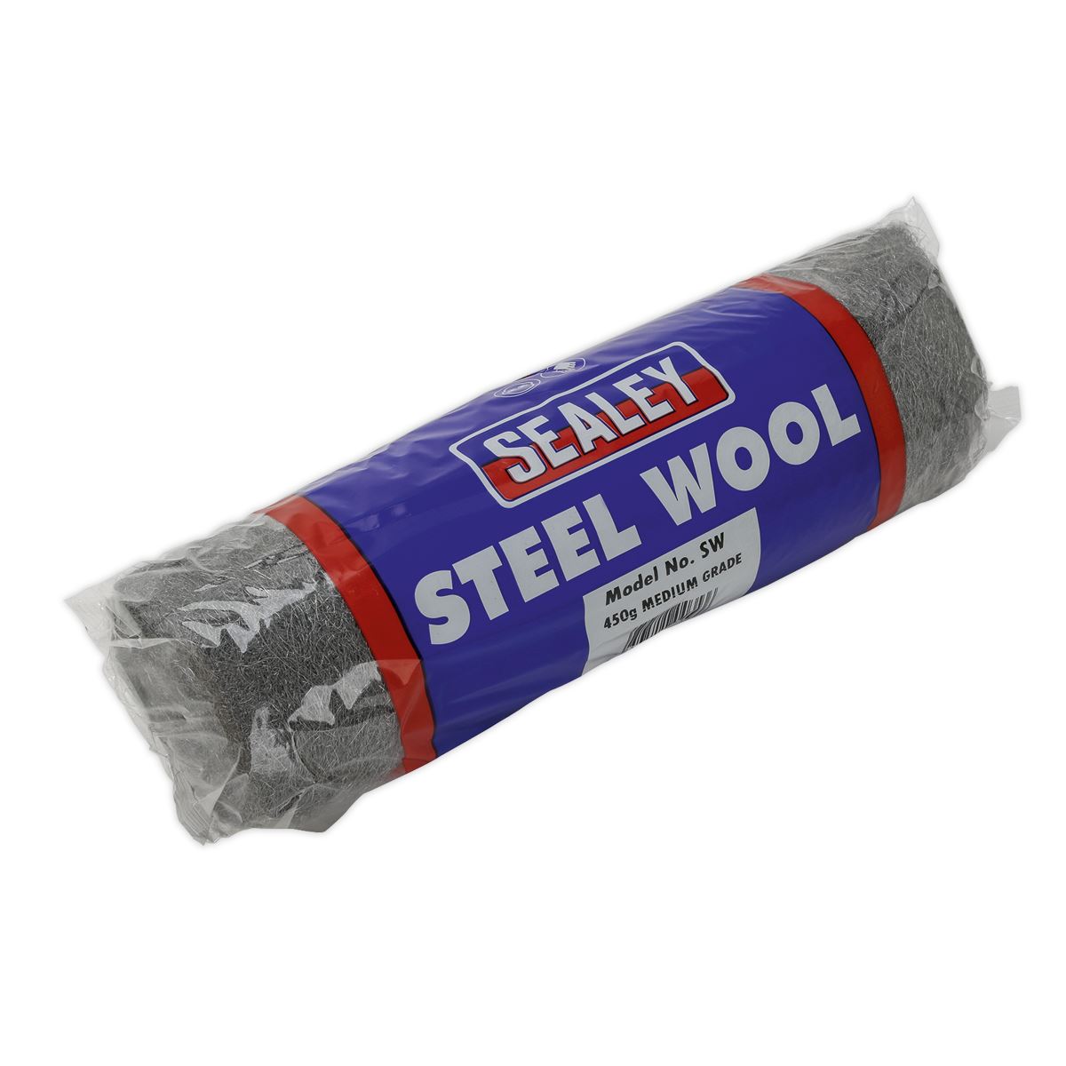 Sealey Steel Wire Wool #1 Medium Grade 450g 