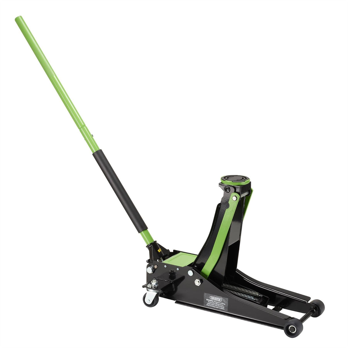 Draper Trolley Jack 2.25 Tonne Green 28466  White Rose Tools
