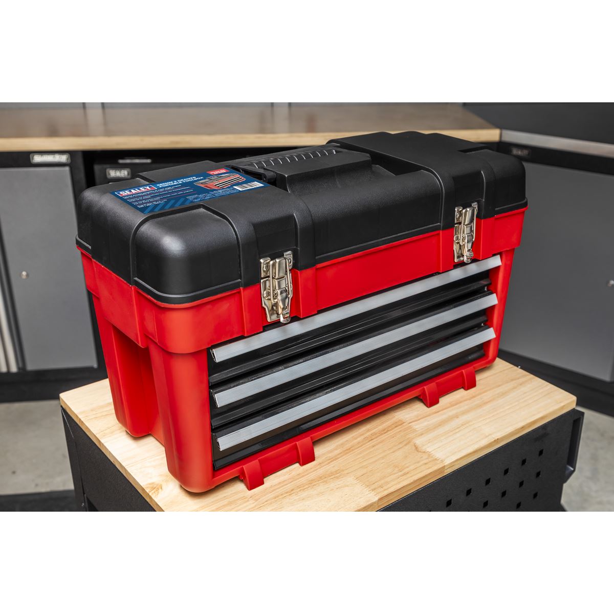 Sealey Toolbox 585mm 3 Drawer Portable