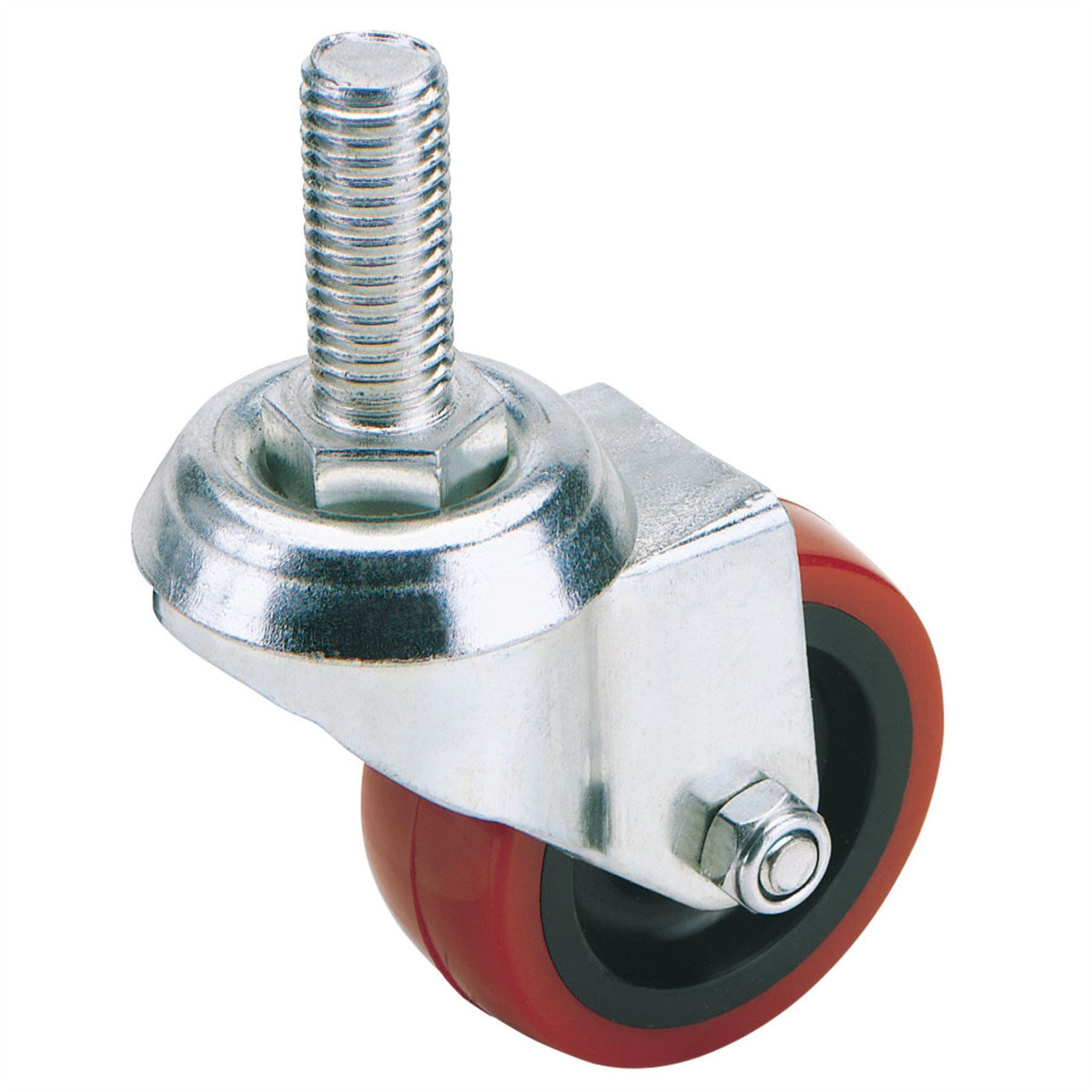 Draper Swivel Bolt Fixing Polyurethane Wheel 50mm Diameter S.W.L. 50kg 65510  White Rose Tools