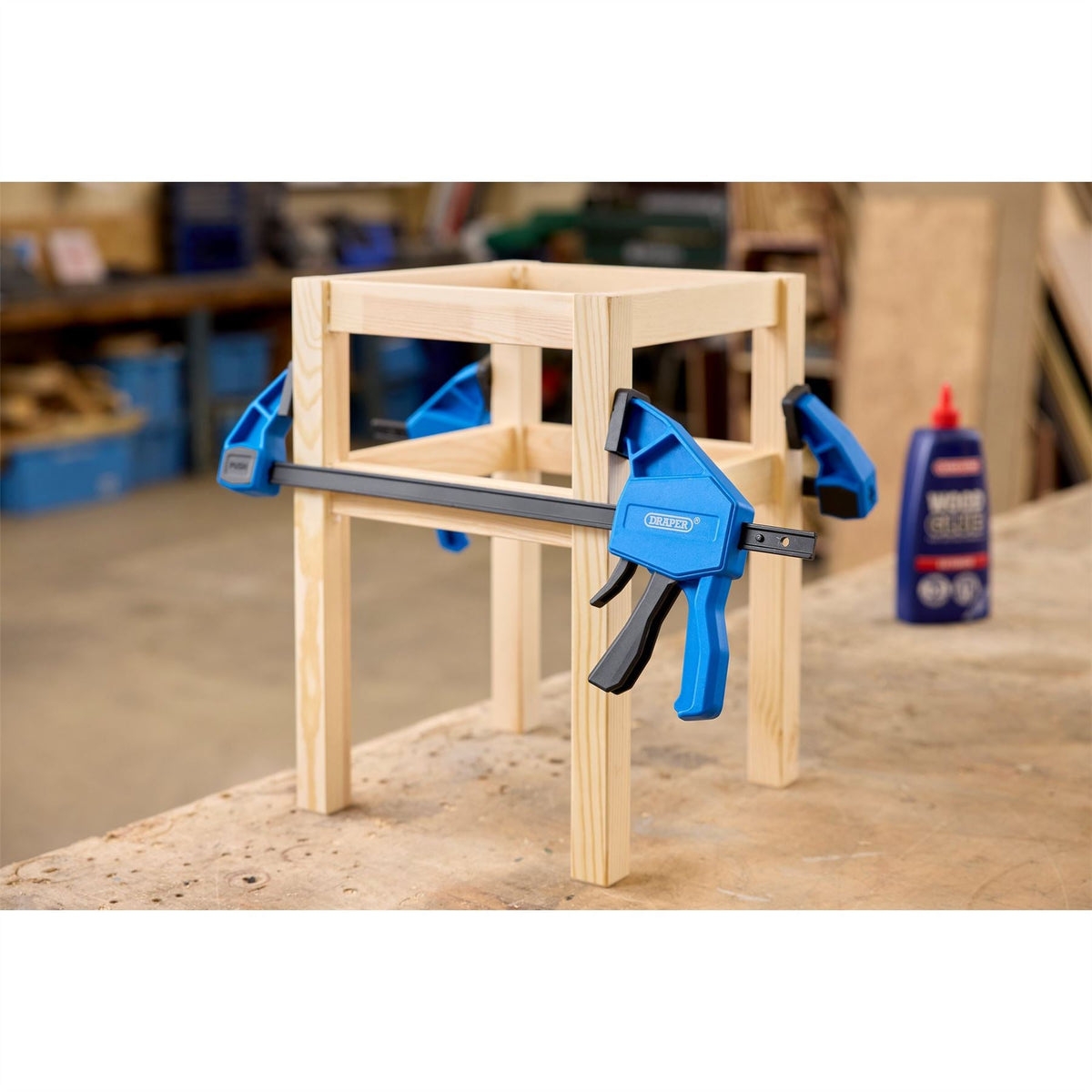 Draper Medium Duty Bar Clamp 300mm 18885  White Rose Tools