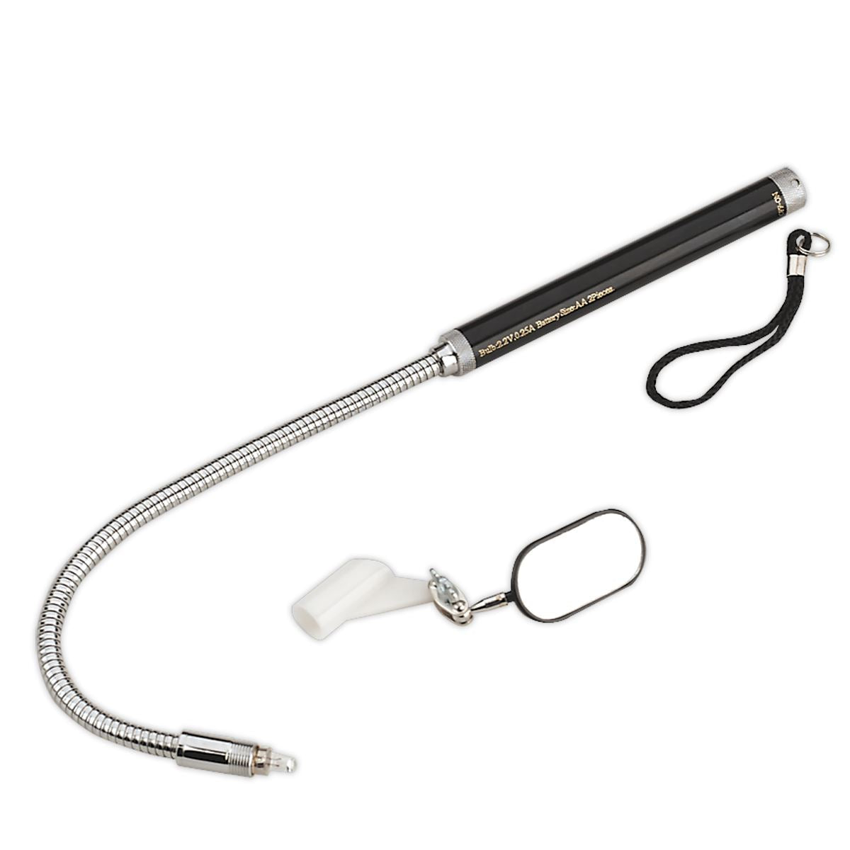 Sealey Premier Flexible Inspection Mirror with Light 
