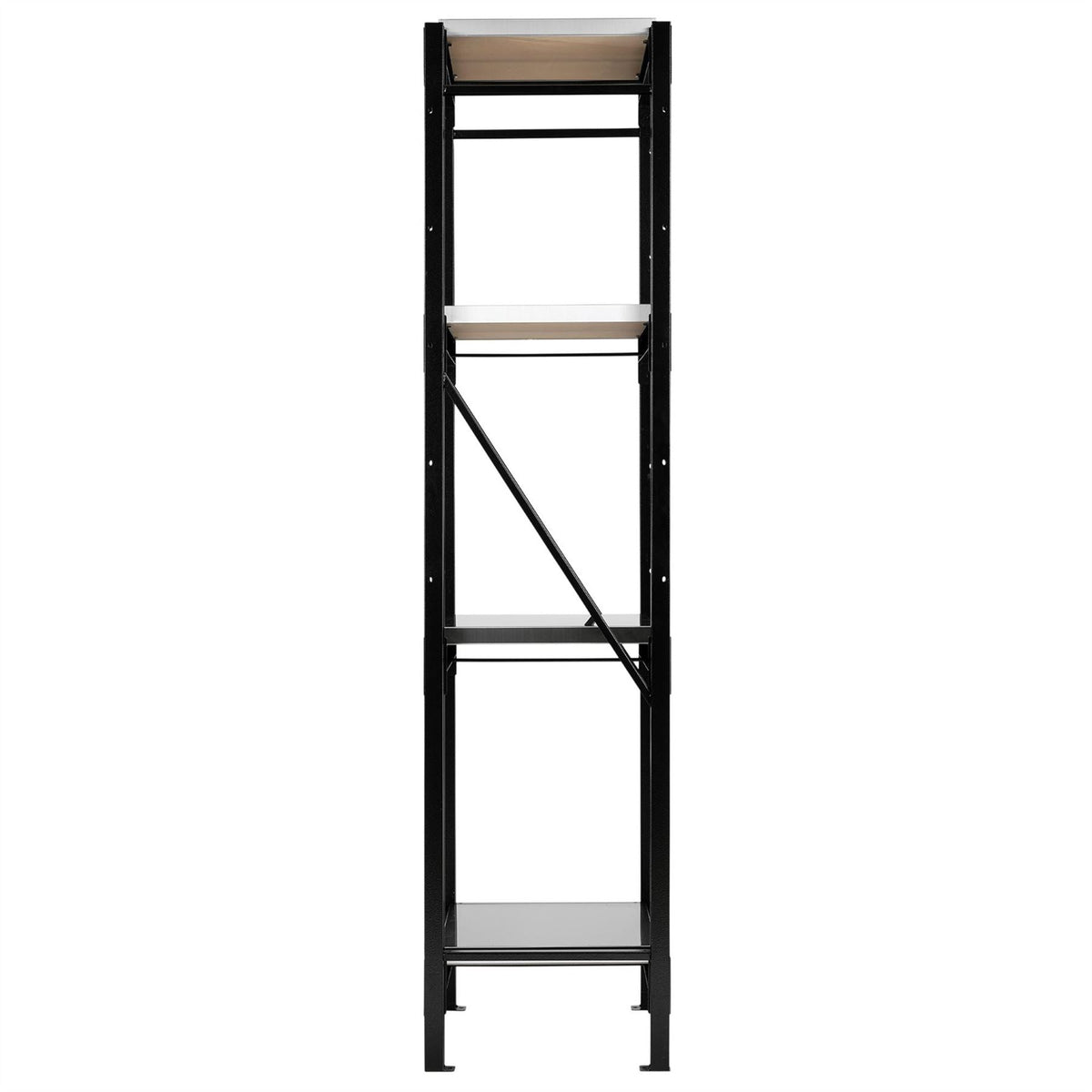 BUNKER 21 Piece Modular 4 Tier Racking with Stainless Steel Shelving 750mm 32486  White Rose Tools