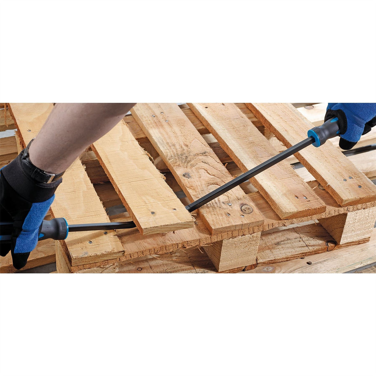 Draper 'Pound Thru' Soft Grip Pry Bar Set (4 Piece) 92034  White Rose Tools