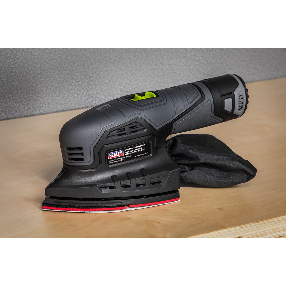 Sealey 150mm Detail Sander 10.8V SV10.8 Series