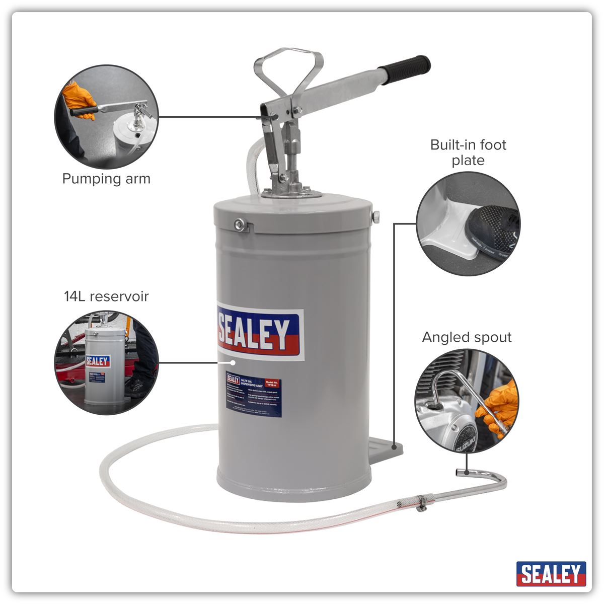 Sealey Oil Dispensing Unit 14L