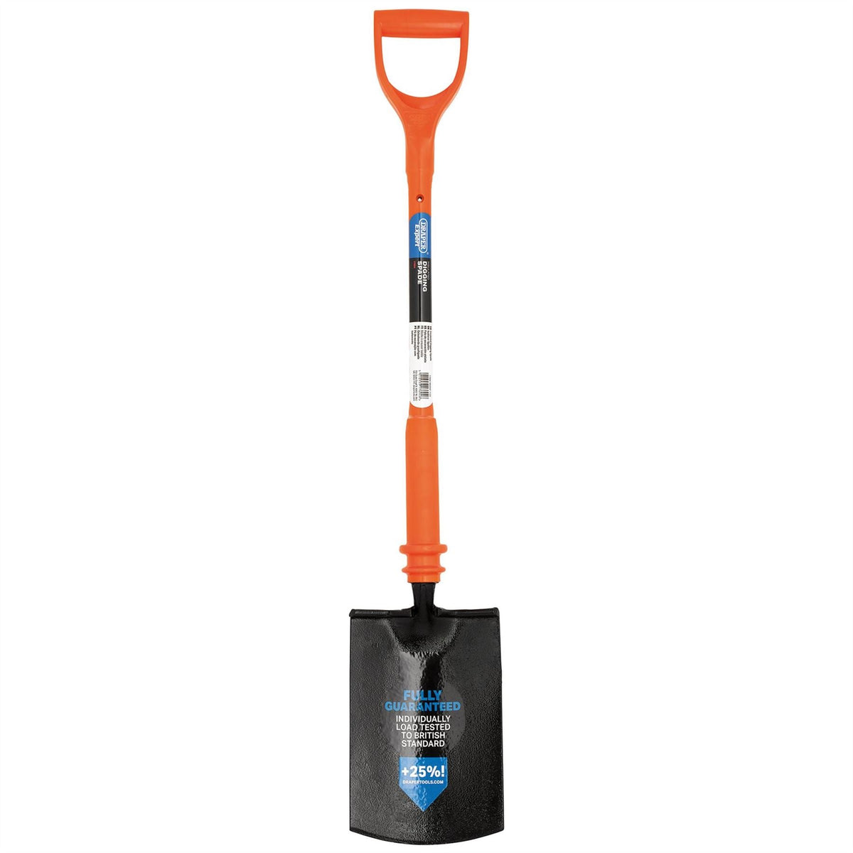 Draper Expert Fully Insulated Contractors Digging Spade 17694  White Rose Tools