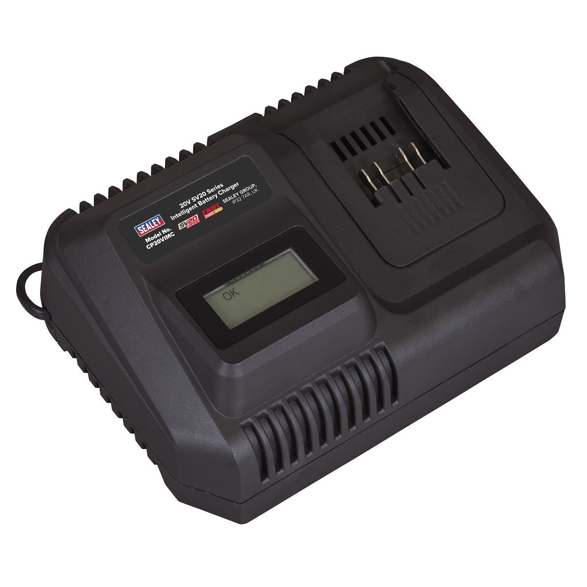 Sealey Intelligent Battery Charger 20V SV20 Series Lithium-ion  White Rose Tools