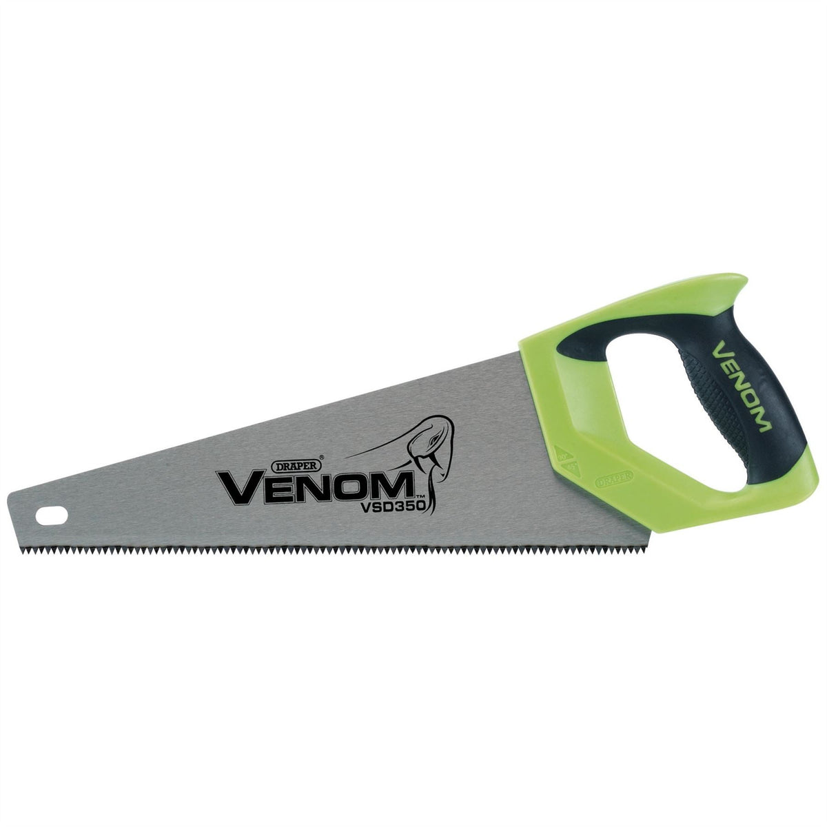 Draper Venom® First Fix Double Ground Tool Box Saw 350mm 7tpi/8ppi 82198  White Rose Tools