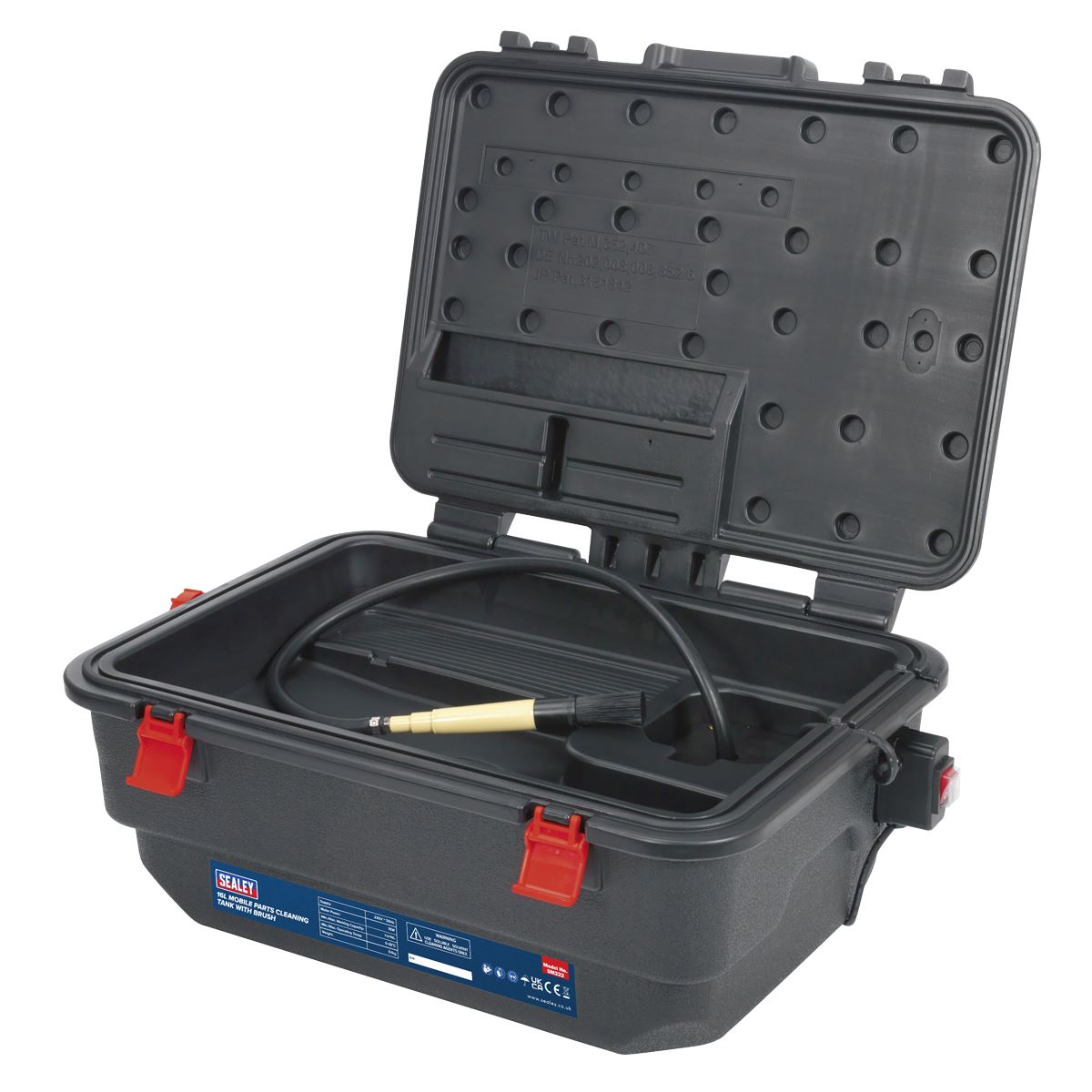 Sealey Mobile Parts Cleaning Tank with Brush 