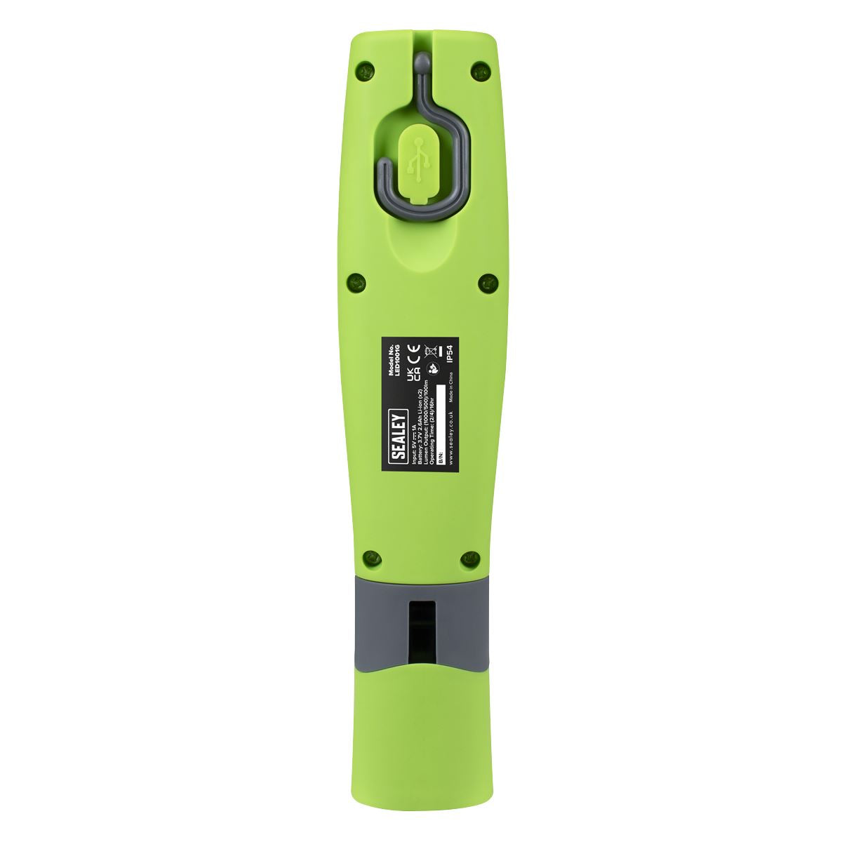 Sealey LED Twist Rechargeable Inspection Light 8W COB & 1W SMD  White Rose Tools