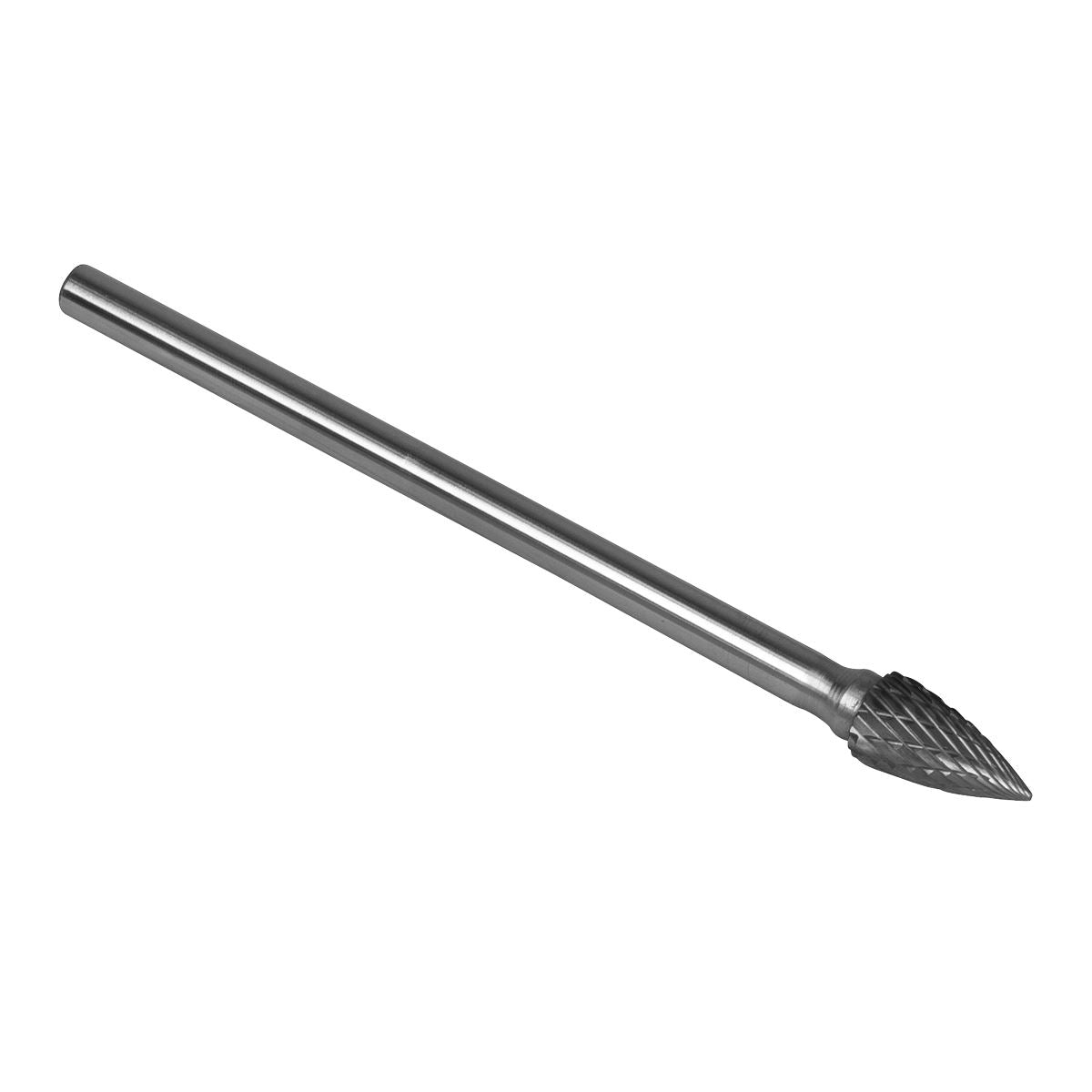 Sealey Tungsten Carbide Rotary Burr Extra-Long Arc Pointed Nose 10mm  White Rose Tools