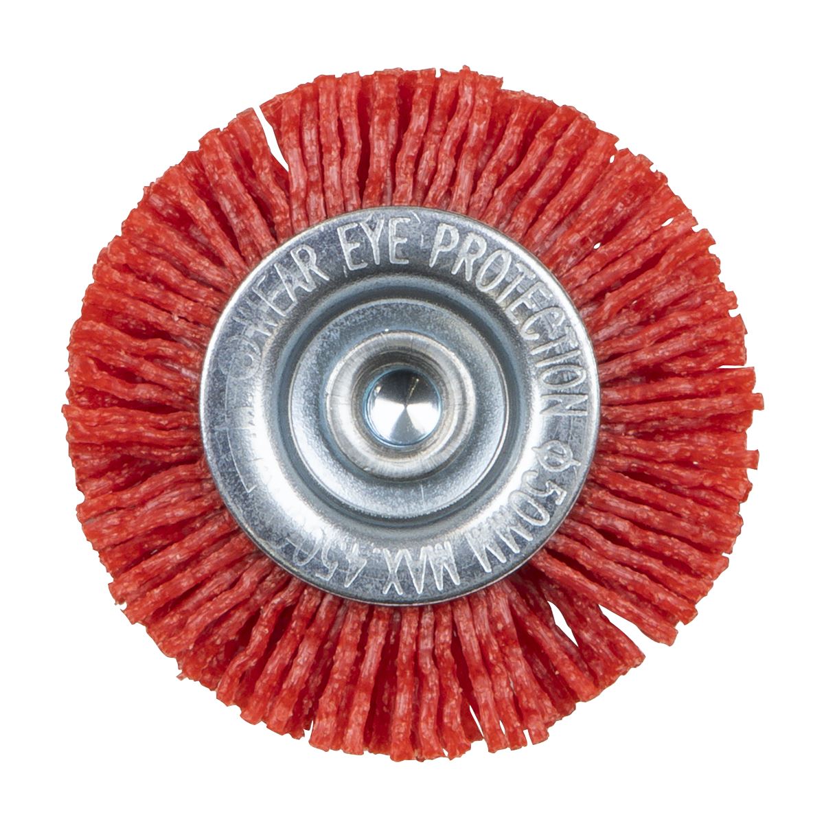Sealey 50mm Nylon Filament Circular Brush with 6mm Shaft  White Rose Tools