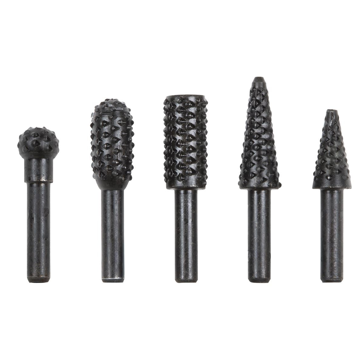 Sealey Rotary Burr Rasp Drill Bit Set 5pc