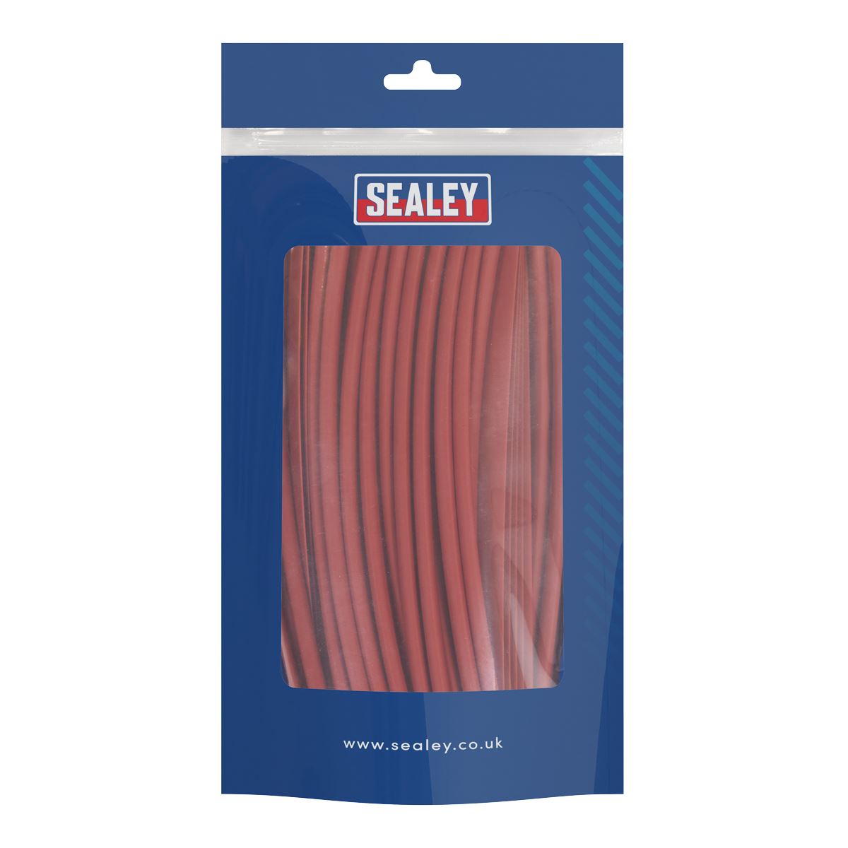 Sealey Heat Shrink Tubing 200mm 100pc Red