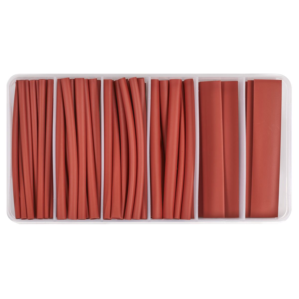 Sealey Heat Shrink Tubing Assortment 95pc 100mm Red  White Rose Tools
