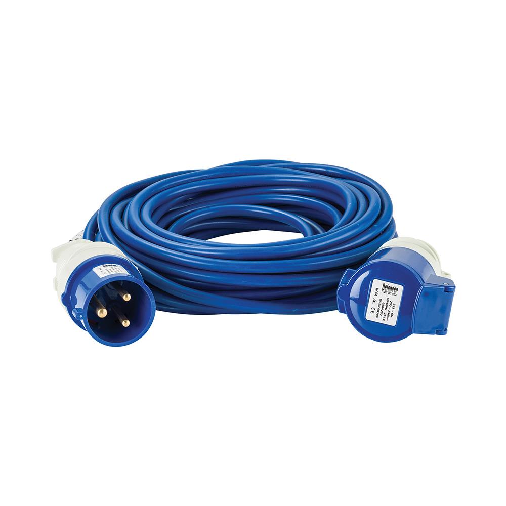 Defender Arctic Extension Lead Blue 2.5mm2 32A 14m 230V E85237