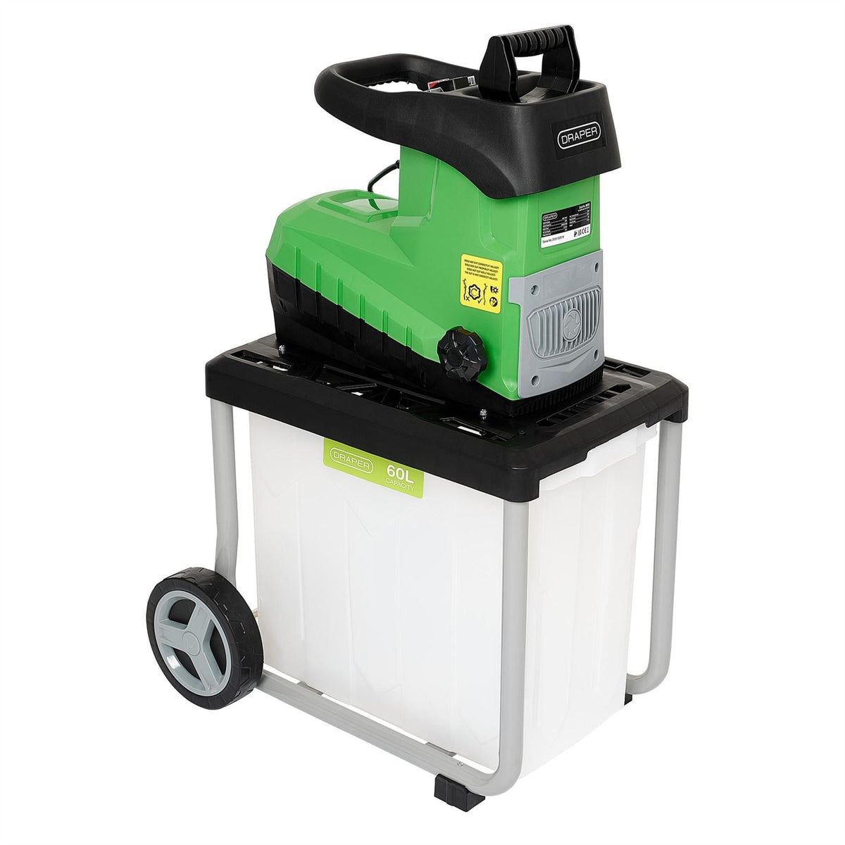 Draper 230V Quiet Garden Shredder 2800W 30293  White Rose Tools