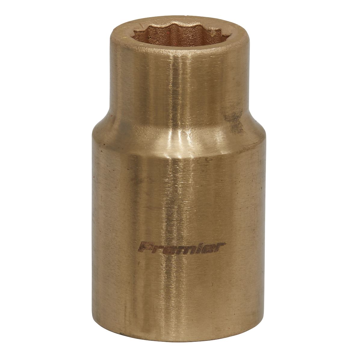Sealey Premier Socket 12mm 1/2"Sq Drive - Non-Sparking WallDrive® 