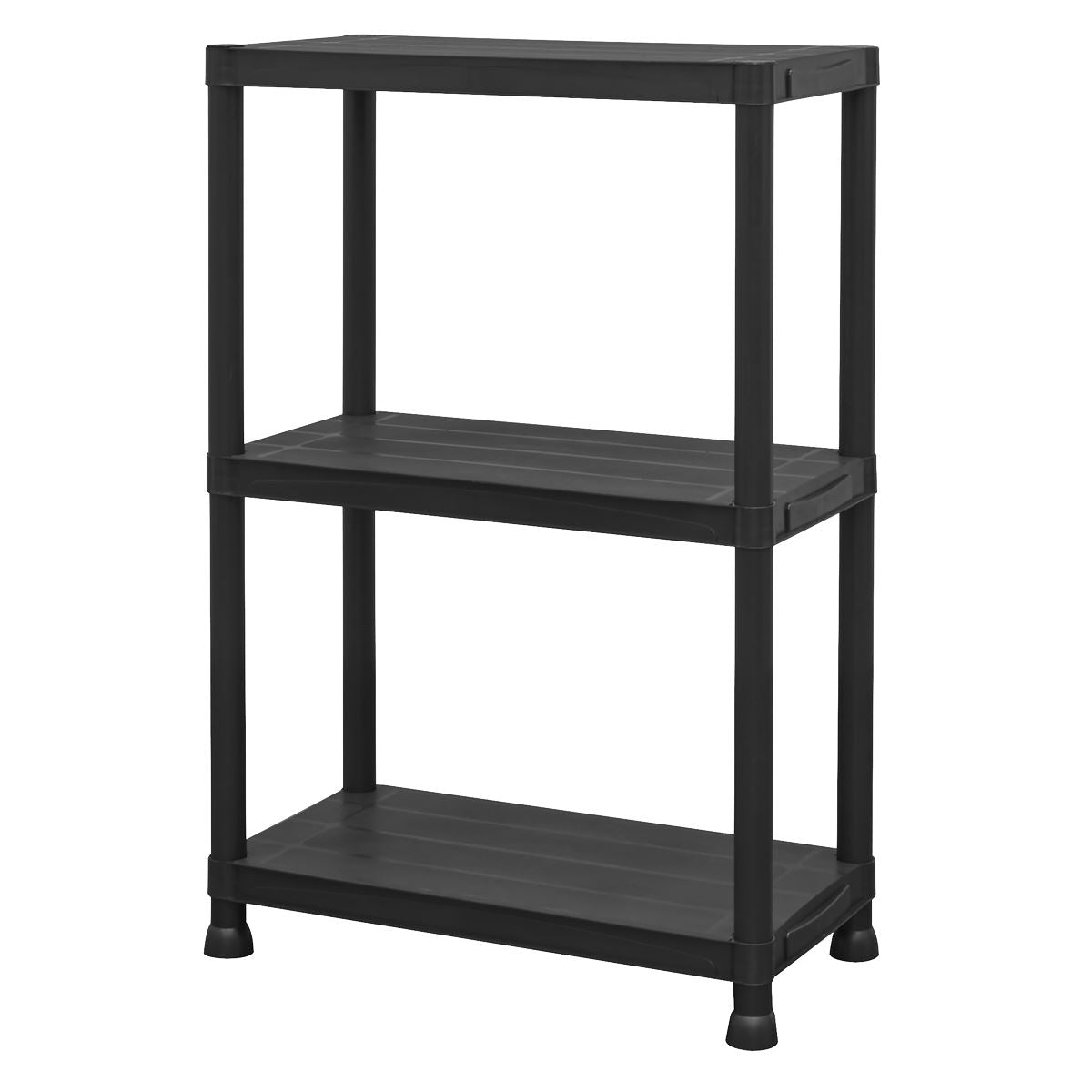 Sealey Plastic Racking Unit with 3 Shelves 25kg Capacity Per Level
