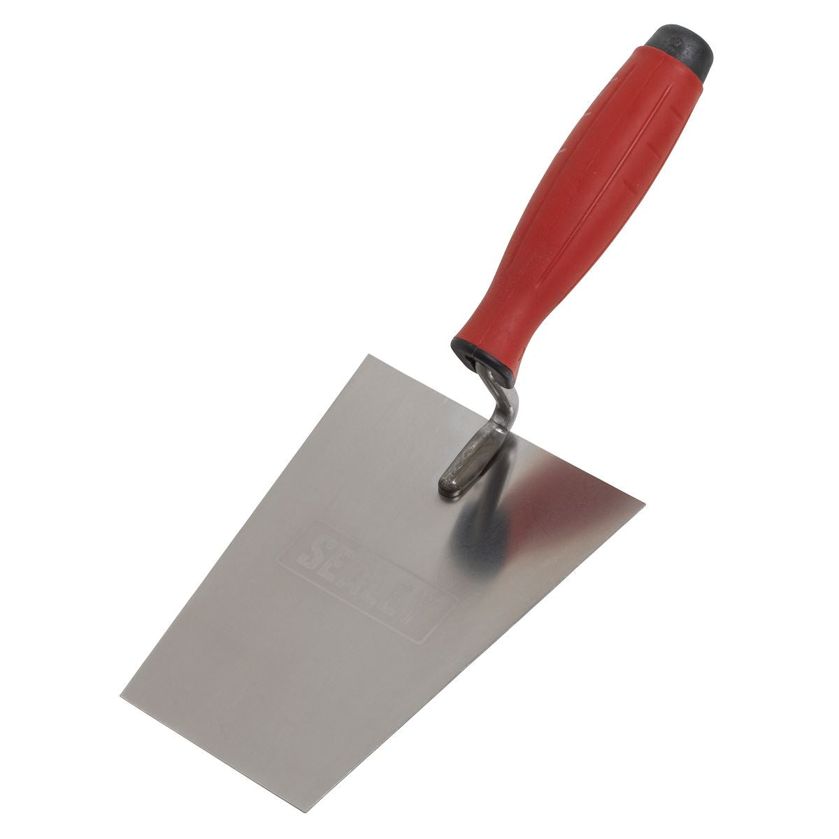 Sealey Stainless Steel Masonry Trowel - Rubber Handle - 160mm