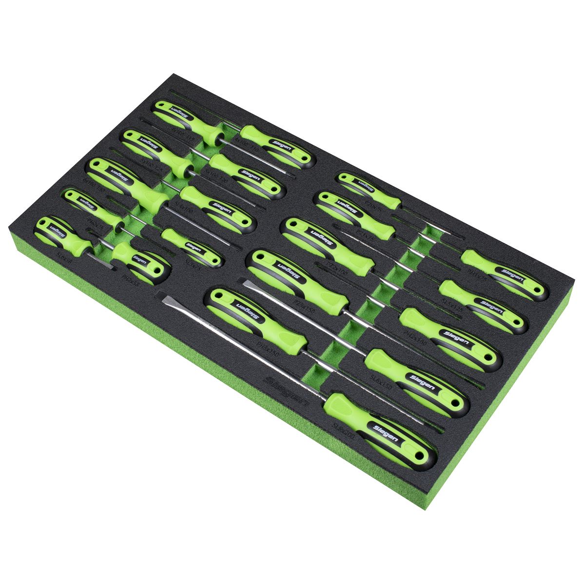 Siegen by Sealey Tool Tray with Screwdriver Set 20pc