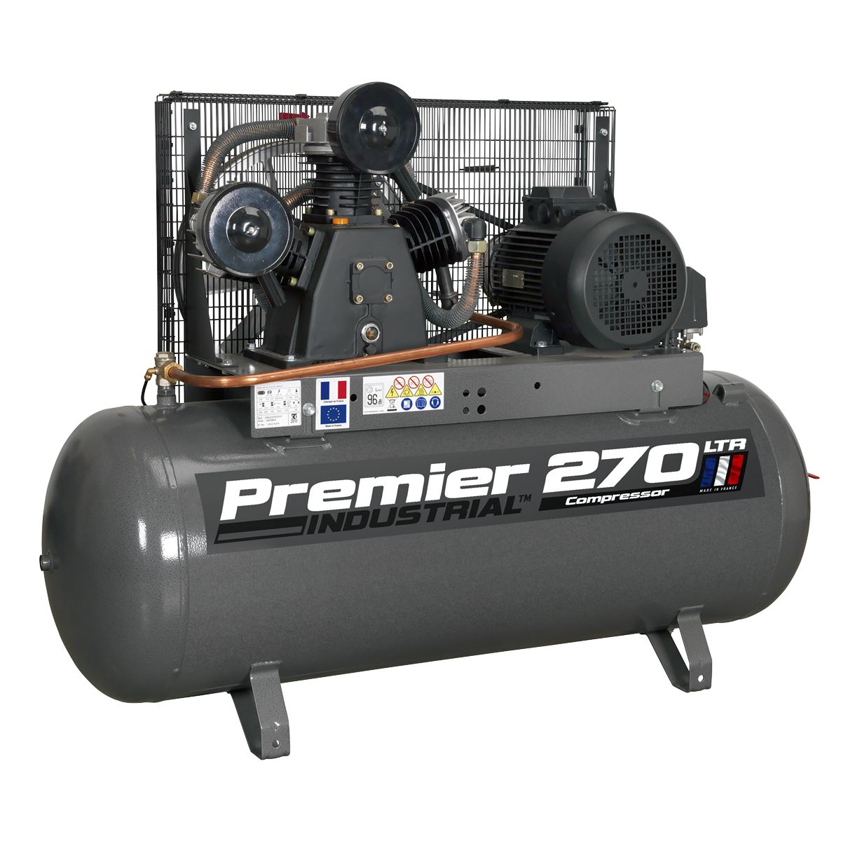 Sealey Premier 270L Belt Drive Air Compressor 7.5hp 3ph