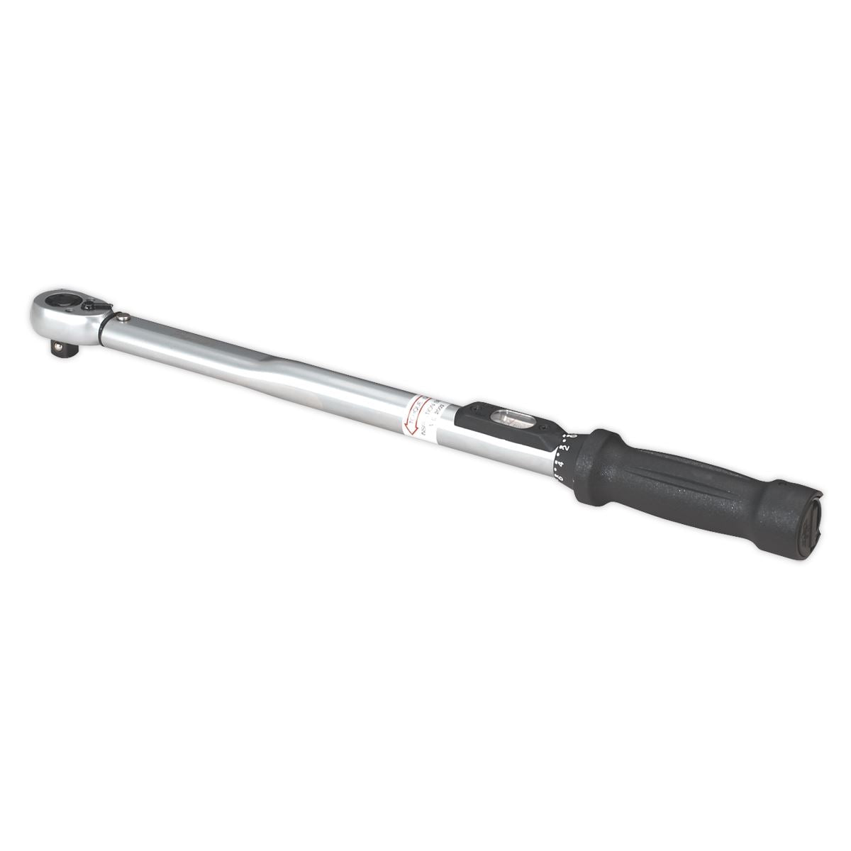 Sealey Premier Torque Wrench Locking Micrometer Style 1/2"Sq Drive 40-210Nm(30-150lb.ft) Calibrated