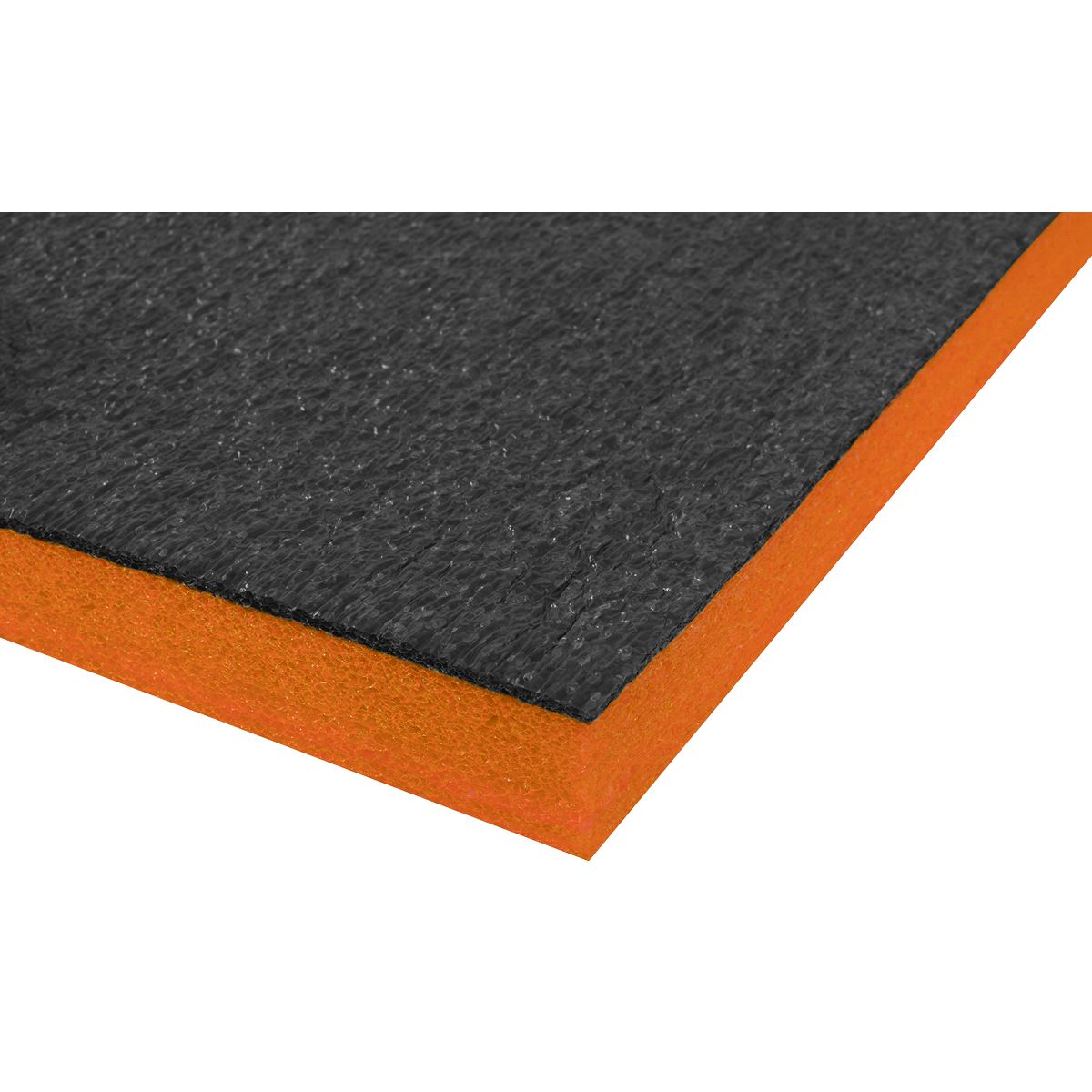 Sealey Easy Peel Shadow Foam® Orange/Black 1200 x 550 x 30mm