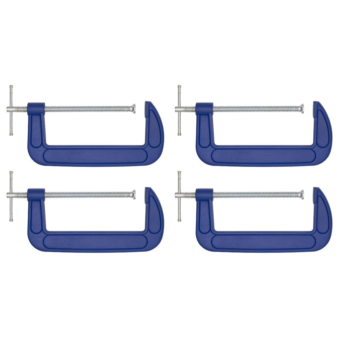 Sealey G-Clamp 200mm - Pack of 4