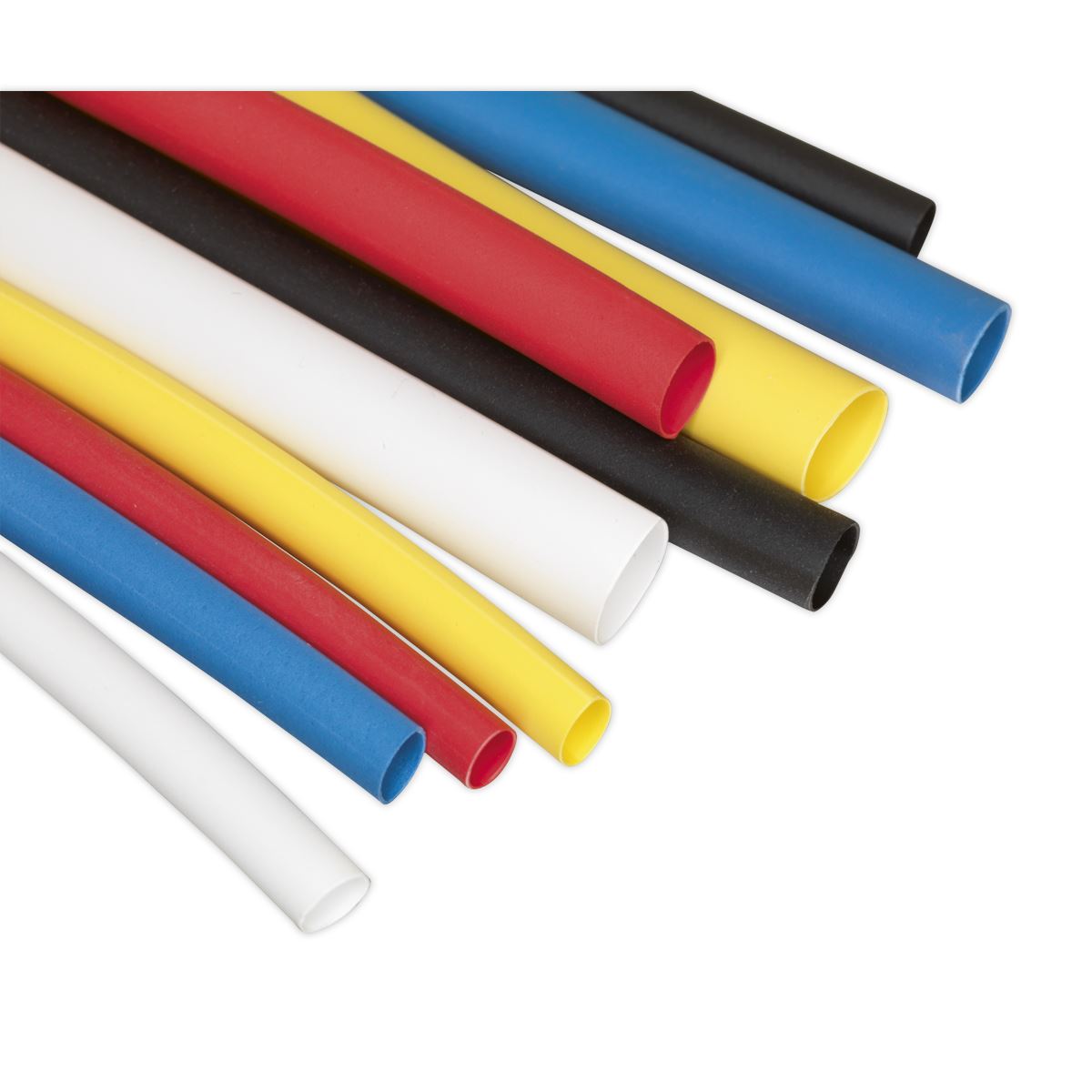 Sealey Heat Shrink Tubing Assortment 180pc 50 & 100mm Mixed Colours