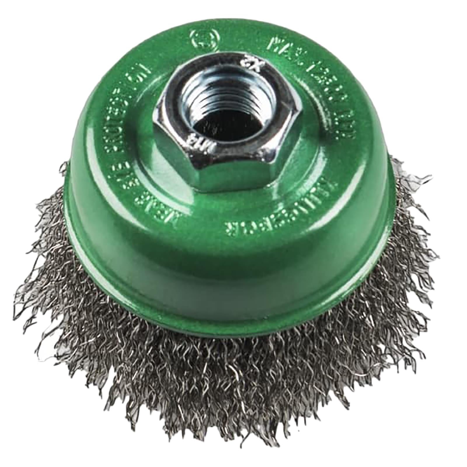 Klingspor Crimped Wire Cup Brush 65mm 80mm M14 Stainless Steel BT600W