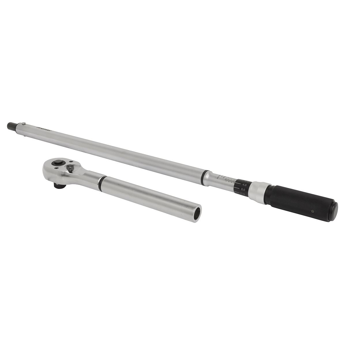 Sealey Premier Torque Wrench Micrometer Style 3/4"Sq Drive 160-800Nm - Calibrated