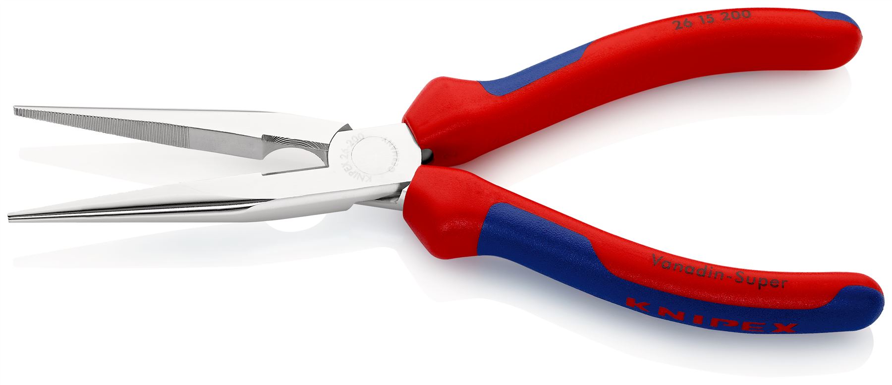 Knipex Snipe Nose Side Cutting Pliers Chrome 200mm Stork Beak Plier Multi Component Grips 26 15 200