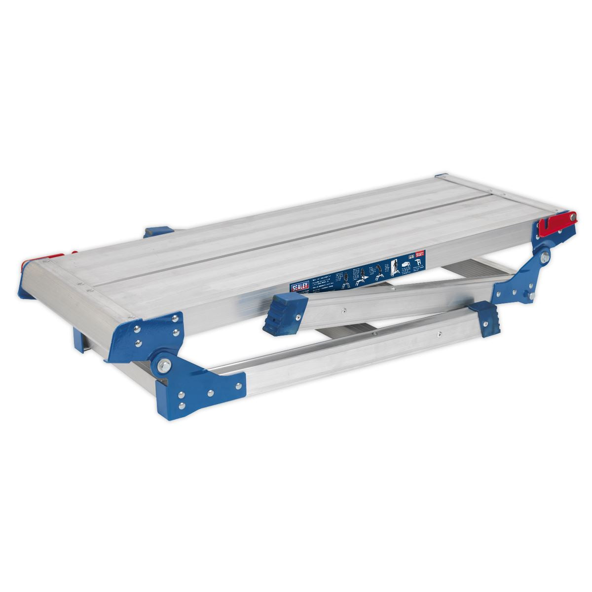 Sealey Aluminium Folding Platform 2-Tread EN 131