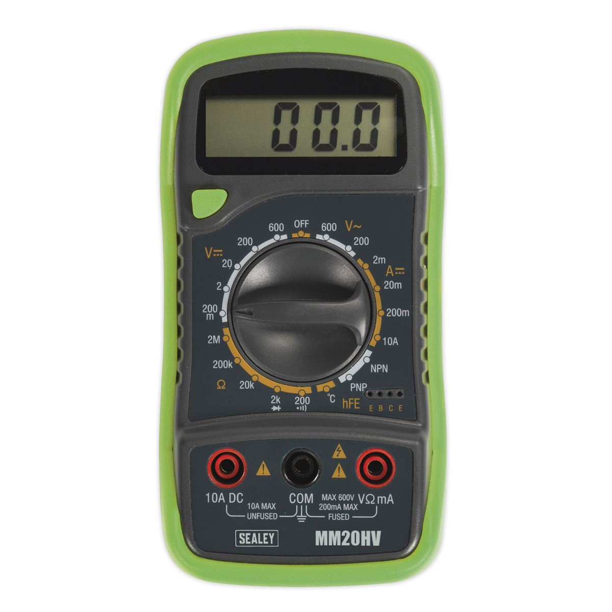 Sealey 8 Function Digital Multimeter with Thermocouple HV AC DC Current