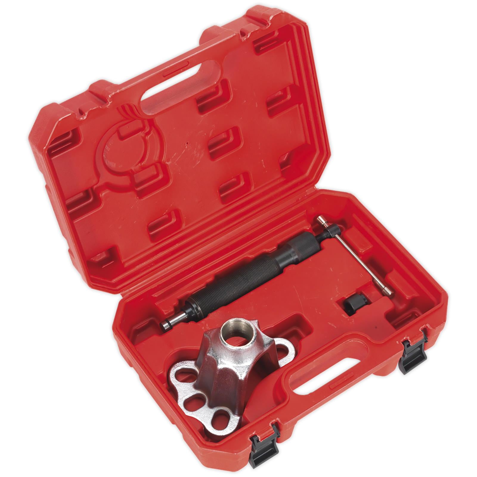 Sealey Hydraulic Hub Puller Set 10 Tonne Ram for Four and Five Stud Hubs